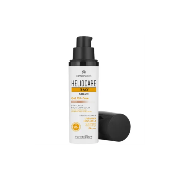 HELIOCARE 360 COLOR OIL-FREE APSAUGINIS GELIS NUO SAULĖS SPF 50+, 50 ML (Beige)