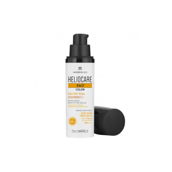 HELIOCARE 360 COLOR OIL-FREE APSAUGINIS GELIS NUO SAULĖS SPF 50+, 50 ML (Pearl)
