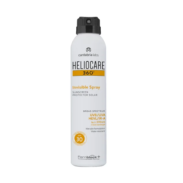 HELIOCARE 360 INVISIBLE APSAUGINIS PURŠKIKLIS KŪNUI NUO SAULĖS SPF50+, 200 ML