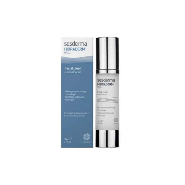 SESDERMA HIDRADERM HYAL DRĖKINAMASIS VEIDO KREMAS, 50 ml