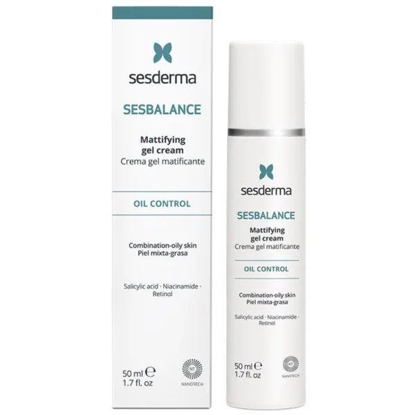 SESDERMA SESBALANCE MATIZUOJANTIS GELINIS VEIDO KREMAS, 50 ML
