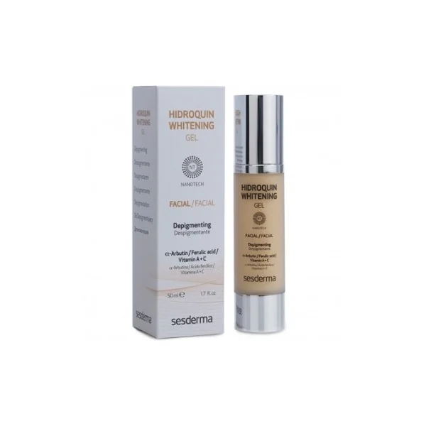 SESDERMA HIDROQUIN ODĄ ŠVIESINANTIS VEIDO GELIS, 50 ml