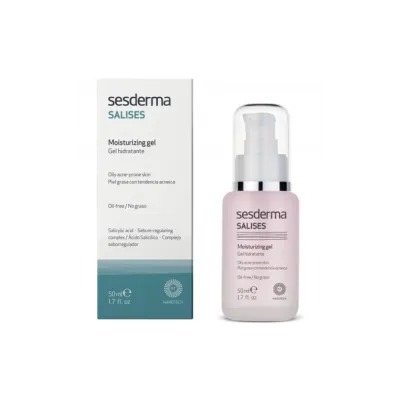 SESDERMA SALISES DRĖKINAMASIS GELIS Į AKNĘ LINKUSIAI ODAI, 50 ml