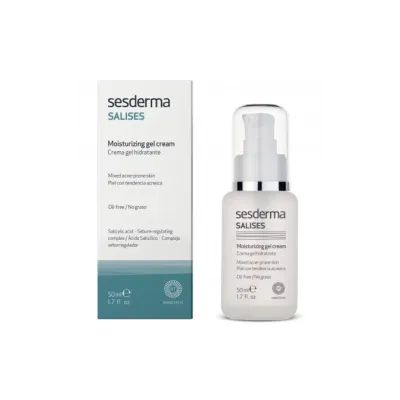 SESDERMA SALISES DRĖKINAMASIS GELINIS KREMAS Į AKNĘ LINKUSIAI ODAI, 50 ml