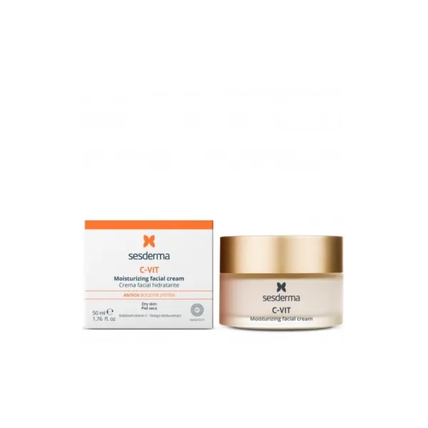 SESDERMA C-VIT SKAISTINANTIS DRĖKINAMASIS VEIDO KREMAS, 50 ml