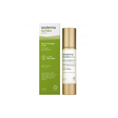 SESDERMA FACTOR G ODĄ ATSTATANTIS GELINIS VEIDO KREMAS SU AUGIMO FAKTORIAIS, 50 ml