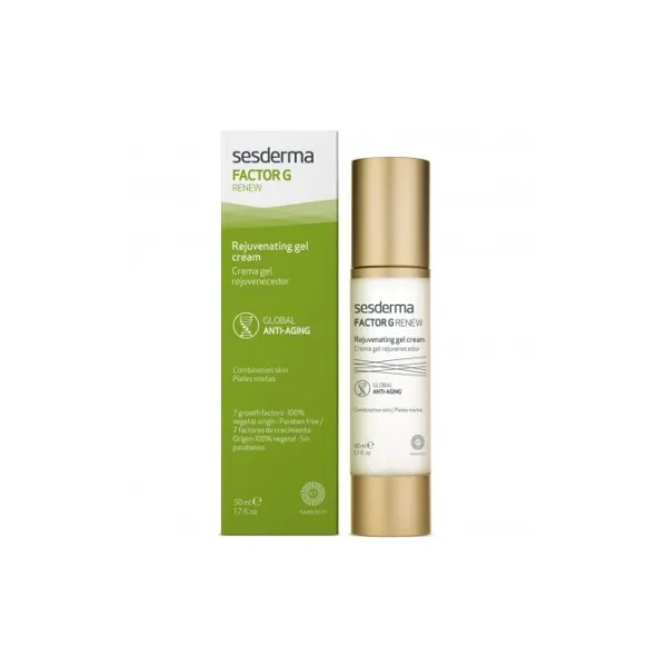SESDERMA FACTOR G ODĄ ATSTATANTIS GELINIS VEIDO KREMAS SU AUGIMO FAKTORIAIS, 50 ml