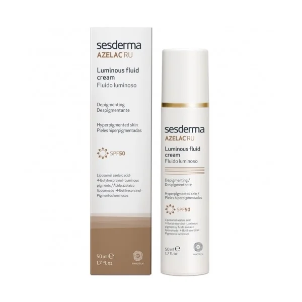 SESDERMA AZELAC RU SPINDESIO SUTEIKIANTIS KREMINIS FLUIDAS SPF50, 50 ml