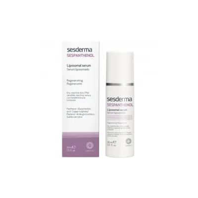 SESDERMA SESPANTHENOL LIPOSOMINIS SERUMAS JAUTRIAI ODAI, 30 ml