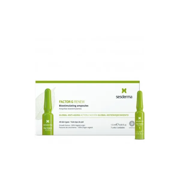 SESDERMA FACTOR G INTENSYVI JAUNINANTI SISTEMA, 7x1,5ml