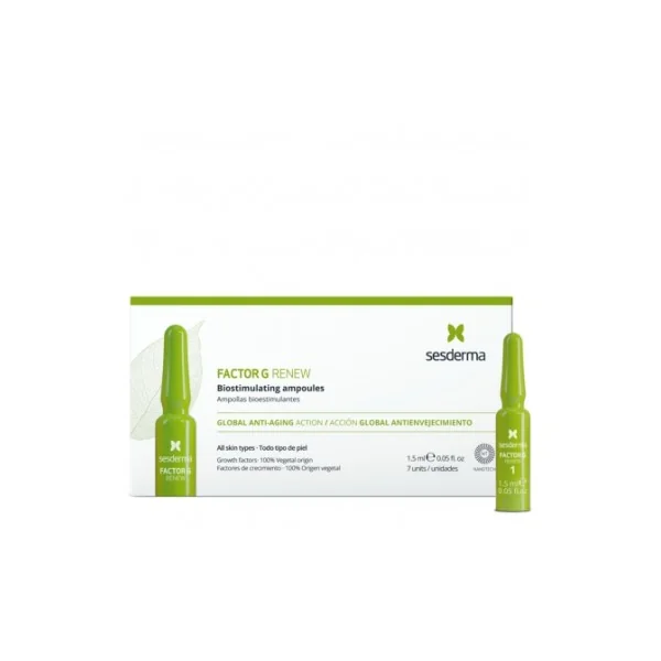 SESDERMA FACTOR G INTENSYVI JAUNINANTI SISTEMA, 7x1,5ml