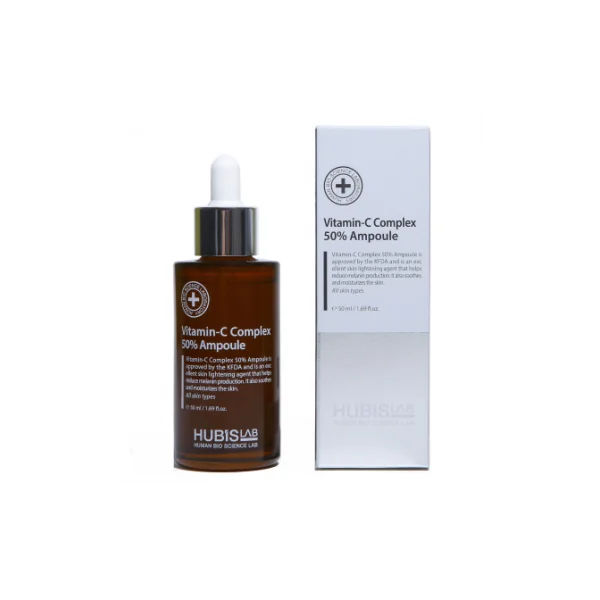 HUBISLAB AMPULĖ SU 50% VITAMINO C KOMPLEKSU, 50 ML
