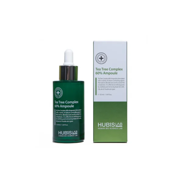 HUBISLAB AMPULĖ SU 60% ARBATMEDŽIO KOMPLEKSU, 50 ML