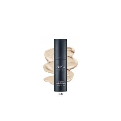 INIKA SERTIFIKUOTAS ORGANIŠKAS SKYSTAS MAKIAŽO PAGRINDAS - Nude, 30ml