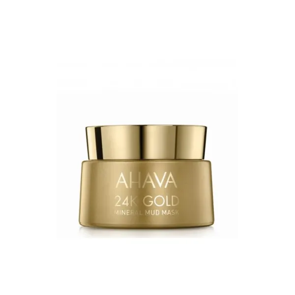 AHAVA MINERAL MUD 24K AUKSO MINERALINĖ PURVO KAUKĖ, 50 ml
