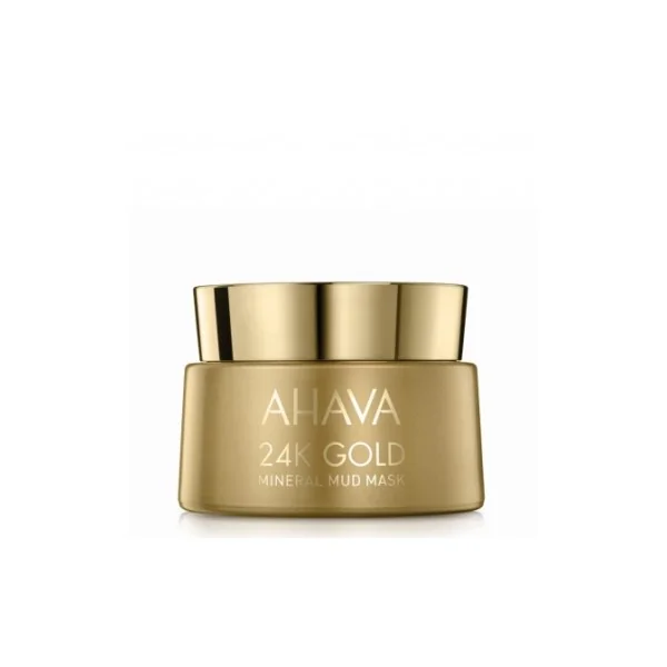 AHAVA MINERAL MUD 24K AUKSO MINERALINĖ PURVO KAUKĖ, 50 ml