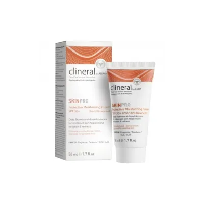 AHAVA CLINERAL SKINPRO APSAUGINIS DRĖKINAMASIS KREMAS SPF 50, 50 ML