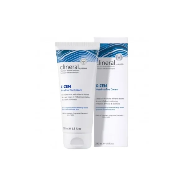 AHAVA CLINERAL X-ZEM VISO KŪNO KREMAS, 200 ML