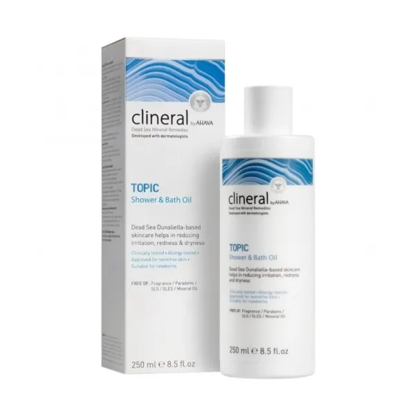 AHAVA CLINERAL TOPIC DUŠO IR VONIOS ALIEJUS, 250 ML
