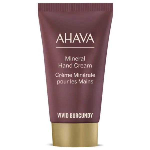 AHAVA MINERAL RANKŲ KREMAS VIVID BURGUNDY, 40 ML