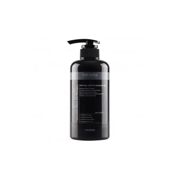 THESERA ROOTENSION BLACK EX ŠAMPŪNAS, 500 ML