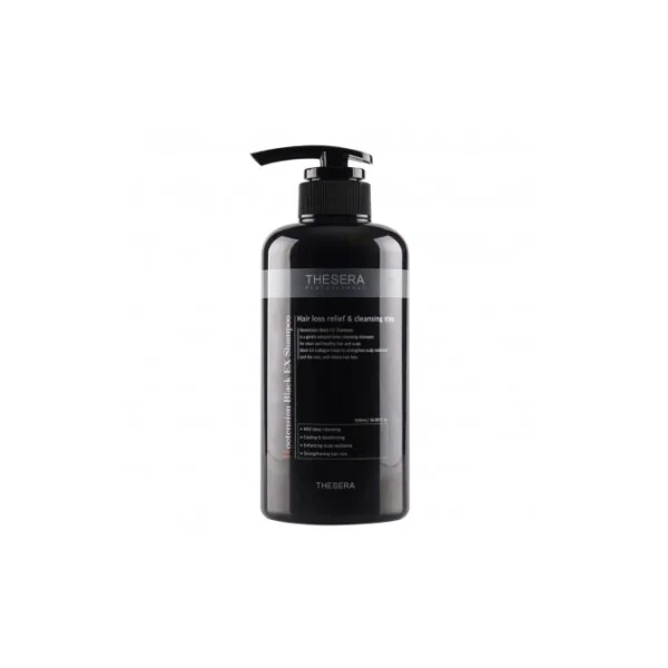 THESERA ROOTENSION BLACK EX ŠAMPŪNAS, 500 ML