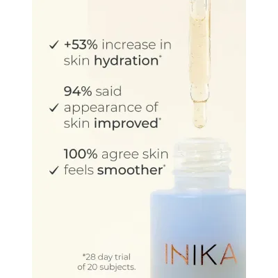INIKA ORGANIC HIALURONO RŪGŠTIES KOMPLEKSAS, 30 ml INIKA ORGANIC HIALURONO RŪGŠTIES KOMPLEKSAS, 30 ml