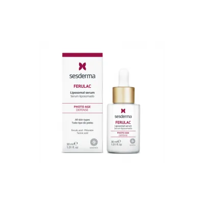 SESDERMA FERULAC ANTIOKSIDACINIS LIPOSOMINIS VEIDO SERUMAS, 30 ML