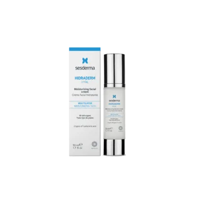 SESDERMA HIDRADERM HYAL DRĖKINAMASIS VEIDO KREMAS, 50 ml