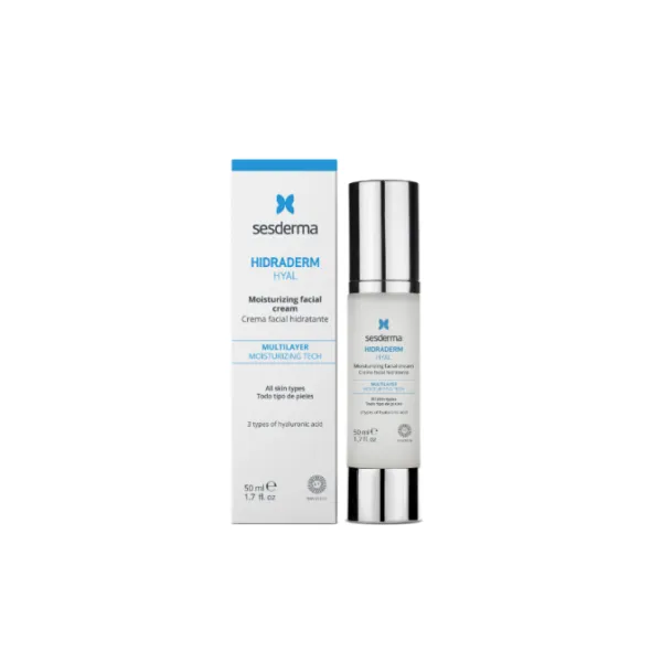 SESDERMA HIDRADERM HYAL DRĖKINAMASIS VEIDO KREMAS, 50 ml
