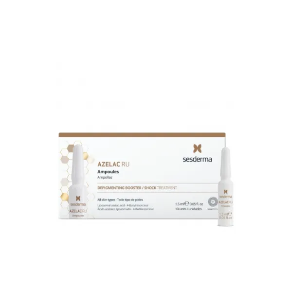 SESDERMA AZELAC RU AMPULĖS NUO PIGMENTACIJOS, 10 X 1,5